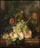 Fruits et fleurs près d'un vase orné d'amours, image 1/2