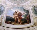 Plafond : La Terre.Combat d'Hercule et d'Antée., image 1/2