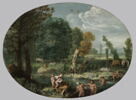 Latone métamorphosant les paysans de Lycie en grenouilles, image 1/4