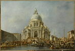 Le Doge de Venise se rend à la Salute, le 21 novembre, jour de la commémoration de la fin de la peste de 1630, image 1/2