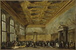 L'Audience accordée par le doge de Venise dans la salle du Collège au palais des Doges de Venise, image 3/3