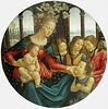 La Vierge et l'Enfant entourés du petit saint Jean Baptiste et de trois anges, image 7/12