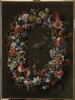 Guirlande de fleurs, oiseaux et papillon, image 1/3