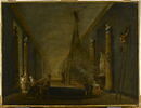 La Grande Galerie du Louvre en cours de restauration vers 1798-1799, image 1/2