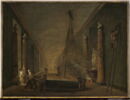 La Grande Galerie du Louvre en cours de restauration vers 1798-1799, image 1/3