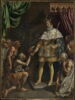Saint Louis roi de France distribuant les aumônes, image 1/3