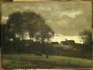 Vachère dans un pré au soleil couchant.Donation Étienne Moreau-Nélaton, 1906., image 1/2