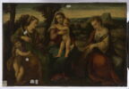 La Vierge à l'Enfant avec le petit saint Jean Baptiste, sainte Catherine d'Alexandrie et sainte Agnès, image 2/2