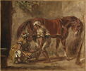 Le Maréchal-Ferrant, dit aussi Arabes ferrant un cheval, image 1/19