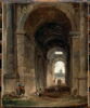 Vue du guichet du Louvre vers le collège des Quatre-Nations (plus tard Institut de France), vers (ou après) 1780, image 5/5
