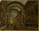 Vue de la Grande Galerie du Musée du Louvre, vers 1880, image 1/2