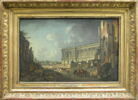 Vue de fantaisie de la Colonnade du Louvre., image 2/3