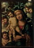 La Vierge à l'Enfant avec le petit saint Jean Baptiste et cinq chérubins dans les nuées, image 2/2