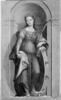 Sainte Catherine d'Alexandrie. Au revers, deux scènes profanes et frise décorative à l'antique, image 3/3