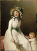 Madame Pierre Sériziat, née Émilie Pecoul, soeur de Mme David, née Marguerite-Charlotte Pécoul, et un de ses fils, Émile, né en 1793., image 5/5