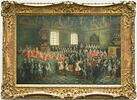 Le lit de Justice tenu au Parlement à la majorité de Louis XV (22 février 1723), image 2/2