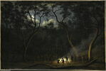 Danse d’Indigènes de la Terre Van-Diemen (Tasmanie, Australie), au clair de la lune, 1840, image 1/2