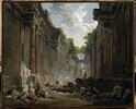 Vue imaginaire de la Grande Galerie du Louvre en ruines, image 3/3