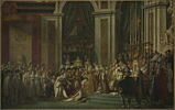 Sacre de l'empereur Napoléon 1er et couronnement de l'impératrice Joséphine dans la cathédrale Notre-Dame de Paris, le 2 décembre 1804., image 1/20