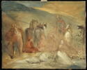 Halte de spahis auprès d'une source. Esquisse., image 3/3