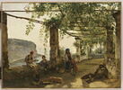 Terrasse à Sorrente, dans le golfe de Naples, 1826, image 1/4