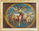 La Gloire distribuant des palmes et des couronnes, esquisse du plafond de l'escalier Mollien au Louvre, image 2/2
