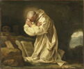 Saint Bruno en prière dans le désert, image 3/4