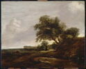 Paysage avec deux paysans au pied d'un arbre, image 2/3