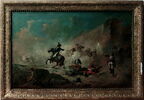 Choc de cavaliers, dit aussi : Choc de cavaleries française et anglaise., ou : Combat de cavaliers français et anglais., image 2/2