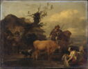 Lavandière et animaux au bord de l'eau, image 4/5