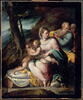 La Sainte Famille avec l'Enfant Jésus embrassant saint Jean Baptiste, image 4/4