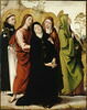 La Vierge de douleur, saint Jean, deux saintes femmes et saint Dominique de Guzmán, image 1/2