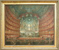 Fête musicale donnée par le cardinal de La Rochefoucauld au théâtre Argentina à Rome, le 15 juillet 1747, à l'occasion du mariage du Dauphin, fils de Louis XV, avec Marie-Josèphe de Saxe, image 2/10