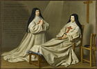 La mère Catherine-Agnès Arnauld (1593-1671) et la soeur Catherine de Sainte Suzanne Champaigne (1636-1686), fille de l'artiste, image 1/6