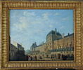 La Façade du Louvre avec le Pavillon de l'Horloge, vue de la Fromenteau., image 4/4