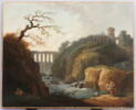 Paysage avec aqueduc et torrent, image 2/14