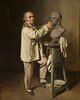 Antoine Houdon dans son atelier modelant le buste de Bonaparte, image 3/3