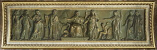 L'Europe civilisée par les Sciences, les Arts et les Lettres. Les Arts rendent hommage à la Concorde.
Médaillons de Puget et Mansart
Médaillons de Goujon et Lescot, image 1/5