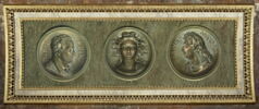 L'Europe civilisée par les Sciences, les Arts et les Lettres. Les Arts rendent hommage à la Concorde.
Médaillons de Puget et Mansart
Médaillons de Goujon et Lescot, image 2/5