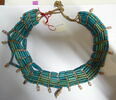 collier ousekh ; perle tubulaire ; perle en bouteille ; amulette, image 2/2