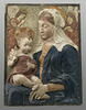 La Vierge assise tenant l'Enfant sur ses genoux et entourée de deux anges volants, image 1/7