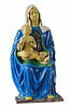 La Vierge assise portant l'Enfant assis sur son genou droit, image 1/2