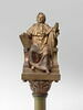 Louis XVIII sommet du sceptre de la statue La Restauration du Quadrige de l'arc de triomphe du Carrousel, image 1/10