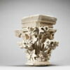 Chapiteau décoré de feuilles de lierre, image 1/11