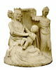 Vierge d'humilité entre deux anges tenant des courtines, image 2/3