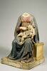 La Vierge assise tenant l'Enfant endormi sur ses genoux, image 3/5
