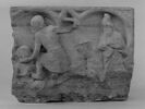 Fragment de clôture de chœur : Joseph bastonné en présence de Putiphar, image 6/6