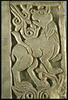 Plaque ornée d'une figure de lion et de rinceaux, image 2/2