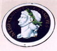 Plaque circulaire  : Néron, d'une série de douze (MRR 260 à 271), image 3/3