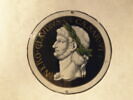 Plaque circulaire  : Néron, d'une série de douze (MRR 260 à 271), image 1/3